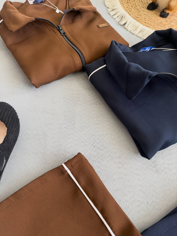 ست سویشرت و شلوارکرپ مازراتی مناسب ست های خاتوادگی
