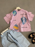تیشرت و شلوارک لی لش دخترونه